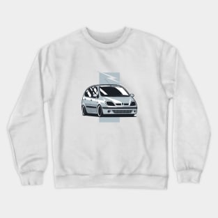 Silver Gray Scenic Family Auto Crewneck Sweatshirt